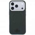 Husa Lacoste Petit Pique Embossed cu MagSafe compatibila cu iPhone 18 Pro / 17 Pro, Sinople 2 - lerato.ro