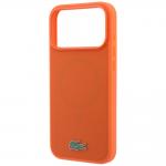 Husa Lacoste Petit Pique Lacquer Logo cu MagSafe compatibila cu iPhone 18 Pro Max / 17 Pro Max, Portocaliu 7 - lerato.ro