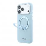 Husa Lacoste Petit Pique Ring Stand cu MagSafe compatibila cu iPhone 18 Pro / 17 Pro, Albastru 3 - lerato.ro