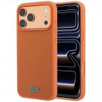 Husa Lacoste Petit Pique Lacquer Logo cu MagSafe compatibila cu iPhone 18 Pro / 17 Pro, Portocaliu 4 - lerato.ro
