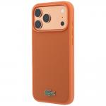 Husa Lacoste Petit Pique Lacquer Logo cu MagSafe compatibila cu iPhone 18 Pro / 17 Pro, Portocaliu 3 - lerato.ro