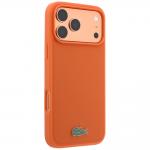 Husa Lacoste Petit Pique Lacquer Logo cu MagSafe compatibila cu iPhone 18 Pro / 17 Pro, Portocaliu 5 - lerato.ro