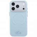 Husa Lacoste Petit Pique Embossed cu MagSafe compatibila cu iPhone 18 Pro / 17 Pro, Albastru 2 - lerato.ro