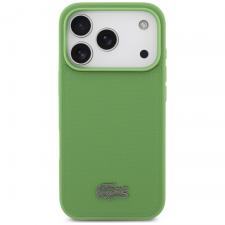 Huse si carcase iPhone 17 Pro, Husa Lacoste Petit Pique Lacquer Logo cu MagSafe compatibila cu iPhone 18 Pro / 17 Pro, Verde, lerato.ro