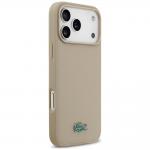 Husa Lacoste Petit Pique Lacquer Logo cu MagSafe compatibila cu iPhone 18 Pro / 17 Pro, Taupe 5 - lerato.ro
