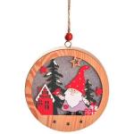 Lampa de Craciun Beline, Gnom Craciun, Lemn, Forma Rotunda, Graphics 2 - lerato.ro