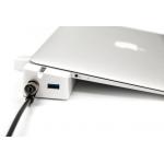 Adaptor HUB LandingZONE Dock 2.0 LITE pentru MacBook 11 inch, 2x USB 3.0, 1x DP/ Thunderbolt, Indicator LED, Suport MagSafe, Alb 8 - lerato.ro