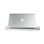 Adaptor HUB LandingZONE Dock Express pentru MacBook 15 inch, 1x USB 3.0, 1x DP/ Thunderbolt, 1x HDMI, 1x RJ45, Indicator LED, Suport MagSafe, Alb 5 - lerato.ro