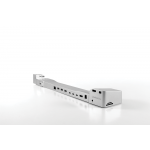 Adaptor HUB LandingZONE Dock Pro pentru MacBook 15 inch, 3x USB 3.0, 2x USB 2.0, 1x DP/ Thunderbolt, 1x HDMI, 1x RJ45, Inducator LED, Suport MagSafe, Silver 3 - lerato.ro