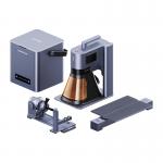 Masina de gravat cu laser LaserPecker LP5, 20W, Viteza gravare 10000mm/s, Zona gravare 120 × 160 mm, Albastru 3 - lerato.ro