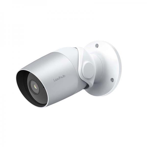 Camera de supraveghere smart Laxihub O1, Exterior, 1080p, Control Wi-Fi, Senzor miscare, Compatibila cu iOS si Android