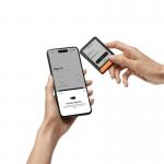 Portofel electronic Ledger Flex Crypto, pentru monede virtuale Bitcoin, Ethereum, Solana, Cardano si altele, Portocaliu 3 - lerato.ro