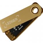 Portofel electronic Ledger Nano S Plus Crypto, pentru monede virtuale Bitcoin, Ethereum, Dash, ZCash si altele, Auriu 5 - lerato.ro