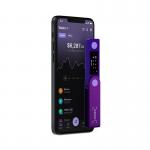 Portofel electronic Ledger Nano X Crypto, pentru monede virtuale Bitcoin, Ethereum, Dash, ZCash si altele, Amethyst Purple 3 - lerato.ro