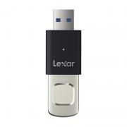 Memorie USB Lexar Fingerprint F35 PRO, 256GB, USB 3.2, Silver / Black