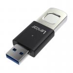 Memorie USB Lexar Fingerprint F35 PRO, 256GB, USB 3.2, Silver / Black 3 - lerato.ro