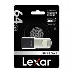 Memorie USB Lexar Fingerprint F35 PRO, 64GB, USB 3.2, Silver / Black 7 - lerato.ro