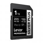 Card de memorie Lexar Professional SILVER PLUS SDXC, SD, 1TB, clasa U3, Citire 205 MB/s, Scriere 150 MB/s, Negru 3 - lerato.ro