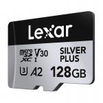 Set 2 carduri de memorie High-Performance Silver Plus, microSDXC, 128GB, clasa 10 / U3 / A2, Citire 205 MB/s, Scriere 150 MB/s, Adaptor SD inclus, Negru 5 - lerato.ro