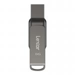 Memorie USB Lexar JumpDrive Dual Drive D400, 64GB, Viteza 130 MB/s, USB-C / USB-A, Gri 3 - lerato.ro