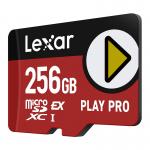 Card de memorie Lexar Play Pro, MicroSD Express 7.1, 256GB, clasa V30 / U3 / A1, Citire 160 MB/s, Scriere 100 MB/s, Graphics 4 - lerato.ro