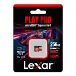 Card de memorie Lexar Play Pro, MicroSD Express 7.1, 256GB, clasa V30 / U3 / A1, Citire 160 MB/s, Scriere 100 MB/s, Graphics 6 - lerato.ro