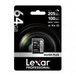 Card de memorie Lexar Professional SILVER PLUS SDXC, SD, 64GB, clasa U3, Citire 205 MB/s, Scriere 100 MB/s, Negru 7 - lerato.ro