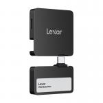 SSD extern Lexar Professional SL400 Go Portable, 2TB, USB-C, Citire 1050 MB/s, Scriere 1000 MB/s, HUb cu 4 porturi USB-C inclus, Negru 4 - lerato.ro
