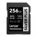 Card de memorie Lexar Professional SILVER PLUS SDXC, SD, 256GB, clasa U3, Citire 205 MB/s, Scriere 150 MB/s, Negru 2 - lerato.ro