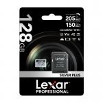 Card de memorie Lexar Professional SILVER PLUS, microSDXC, 128GB, clasa 10, Citire 205 MB/s, Scriere 150 MB/s, Adaptor SD inclus, Negru 7 - lerato.ro