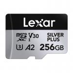 Card de memorie Lexar Professional SILVER PLUS, microSDXC, 256GB, clasa 10, Citire 205 MB/s, Scriere 150 MB/s, Adaptor SD inclus, Negru 3 - lerato.ro