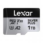 Card de memorie Lexar Professional SILVER PLUS, microSDXC, 1TB, clasa 10, Citire 205 MB/s, Scriere 150 MB/s, Adaptor SD inclus, Negru 3 - lerato.ro