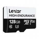 Card de memorie Lexar High-Endurance, microSDHC / microSDXC, 128GB, clasa 10 / U3 / V30, Citire 100 MB/s, Scriere 35 MB/s, Negru 3 - lerato.ro