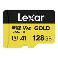 Card de memorie Lexar GOLD, microSDXC, 128GB, clasa A1 / U3 / V60, Citire 280 MB/s, Scriere 100 MB/s, Gold