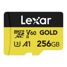 Card de memorie Lexar GOLD, microSDXC, 256GB, clasa A1 / U3 / V60, Citire 280 MB/s, Scriere 180 MB/s, Gold