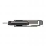 Memorie USB Lexar JumpDrive Dual Drive D400, 128GB, Viteza 130 MB/s, USB-C / USB-A, Gri 9 - lerato.ro