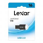 Memorie USB Lexar JumpDrive V40, 16GB, USB 2.0, Negru 8 - lerato.ro