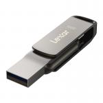 Memorie USB Lexar JumpDrive Dual Drive D400, 32GB, USB 3.1, USB-C / USB-A, Viteza 100 MB/s, Gri 6 - lerato.ro