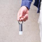 Lanterna Lexon Nomaday Flash, Breloc LED, 4 moduri, Autonomie 12h, IPX4, Incarcare USB-C, Gri 15 - lerato.ro