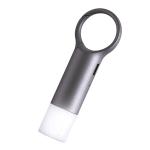 Lanterna Lexon Nomaday Flash, Breloc LED, 4 moduri, Autonomie 12h, IPX4, Incarcare USB-C, Gri 9 - lerato.ro