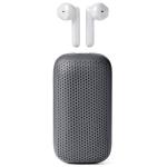 Casti wireless Lexon Speakerbuds, Bluetooth 5.2, 400mAh, Autonomie 6h, USB-C, Gri 2 - lerato.ro
