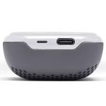 Casti wireless Lexon Speakerbuds, Bluetooth 5.2, 400mAh, Autonomie 6h, USB-C, Gri 9 - lerato.ro