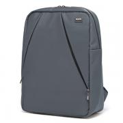 Rucsac pentru laptop Lexon Premium Plus Slim, 14 inch, Capacitate 15L, Gri