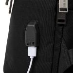 Rucsac pentru laptop Lexon Track, 14 inch, Capacitate 13.5L, Negru 8 - lerato.ro