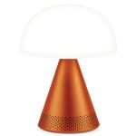 Lampa LED 2in1 Lexon Mina Audio L, Difizor 5W, Lumina cu 7 culori, Bluetooth, USB-C, Portocaliu 3 - lerato.ro