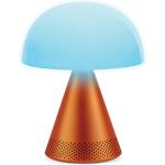 Lampa LED 2in1 Lexon Mina Audio L, Difizor 5W, Lumina cu 7 culori, Bluetooth, USB-C, Portocaliu 5 - lerato.ro