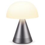 Lampa LED 2in1 Lexon Mina Audio L, Difizor 5W, Lumina cu 7 culori, Bluetooth, USB-C, Gunmetal 3 - lerato.ro