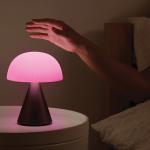 Lampa LED 2in1 Lexon Mina Audio L, Difizor 5W, Lumina cu 7 culori, Bluetooth, USB-C, Gunmetal 7 - lerato.ro