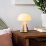 Lampa LED 2in1 Lexon Mina Audio L, Difizor 5W, Lumina cu 7 culori, Bluetooth, USB-C, Gold 7 - lerato.ro