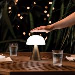 Lampa LED 2in1 Lexon Mina Audio L, Difizor 5W, Lumina cu 7 culori, Bluetooth, USB-C, Gold 8 - lerato.ro